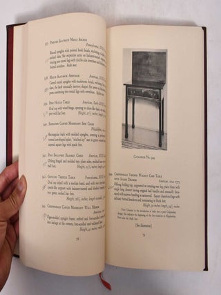 Colonial Furniture: The superb collection of the late Howard Reifsnyder, including signed pieces by Philadelphia cabinetmakers, formerly contained in the Reifsnyder residence, the Pennsylvania Museum and Mount Pleasant Mansion, Philadelphia; sold by order of the executors, Hannah G. Reifsnyder and Corn Exchange National Bank and Trust Company, Philadelphia