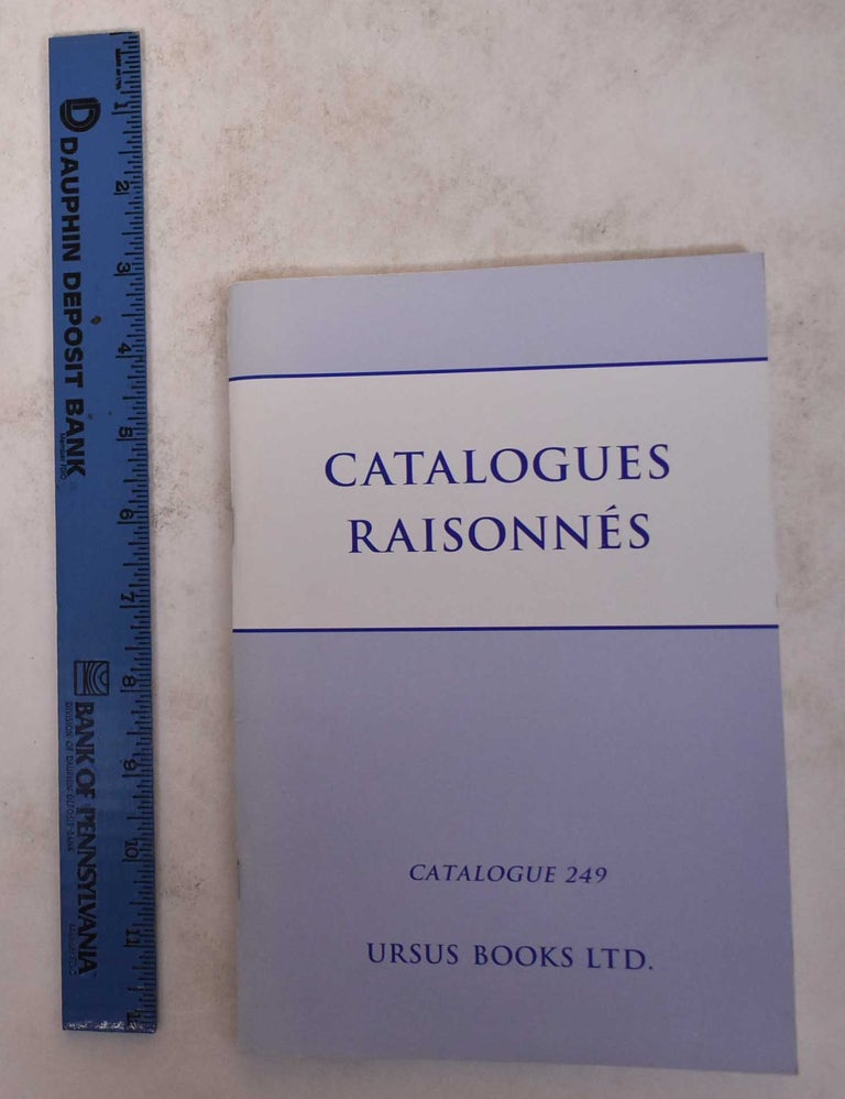 Item #171534 Catalogues Raisonnes: Catalogue 249