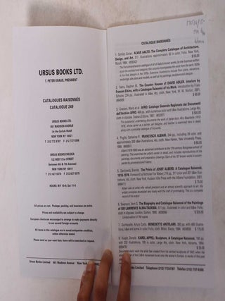 Catalogues Raisonnes: Catalogue 249