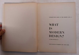 What is Modern Design? : Introductory Series to the Modern Arts 3