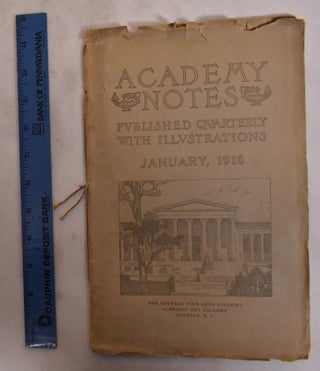 Item #171539 Academy Notes, January 1916