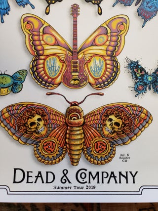 Dead and Company - 2019 - CID VIP Poster Butterflies