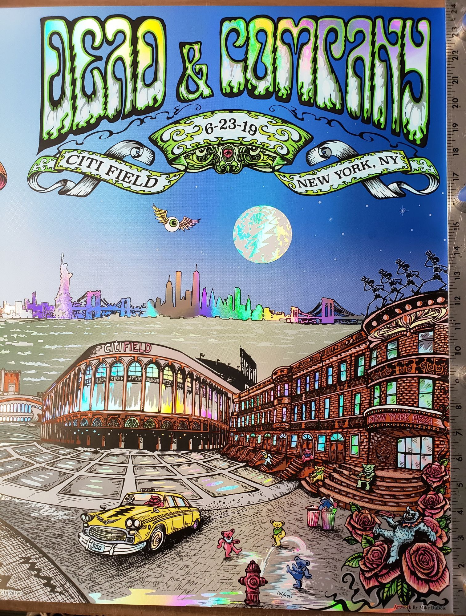 Dead and Company - 2019 - Summer Tour - Poster - Foxboro and Citi