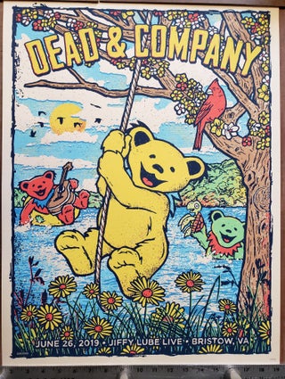 Item #171867 Dead and Company - 2019 - Tour Poster - Bristow. GIGART, Gregg Gordon