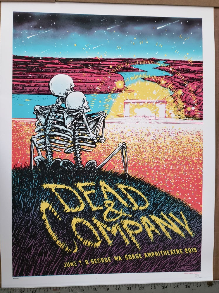 Item #171871 Dead and Company - 2019 - Tour Poster - Gorge Amphitheater. Matt Leunig.