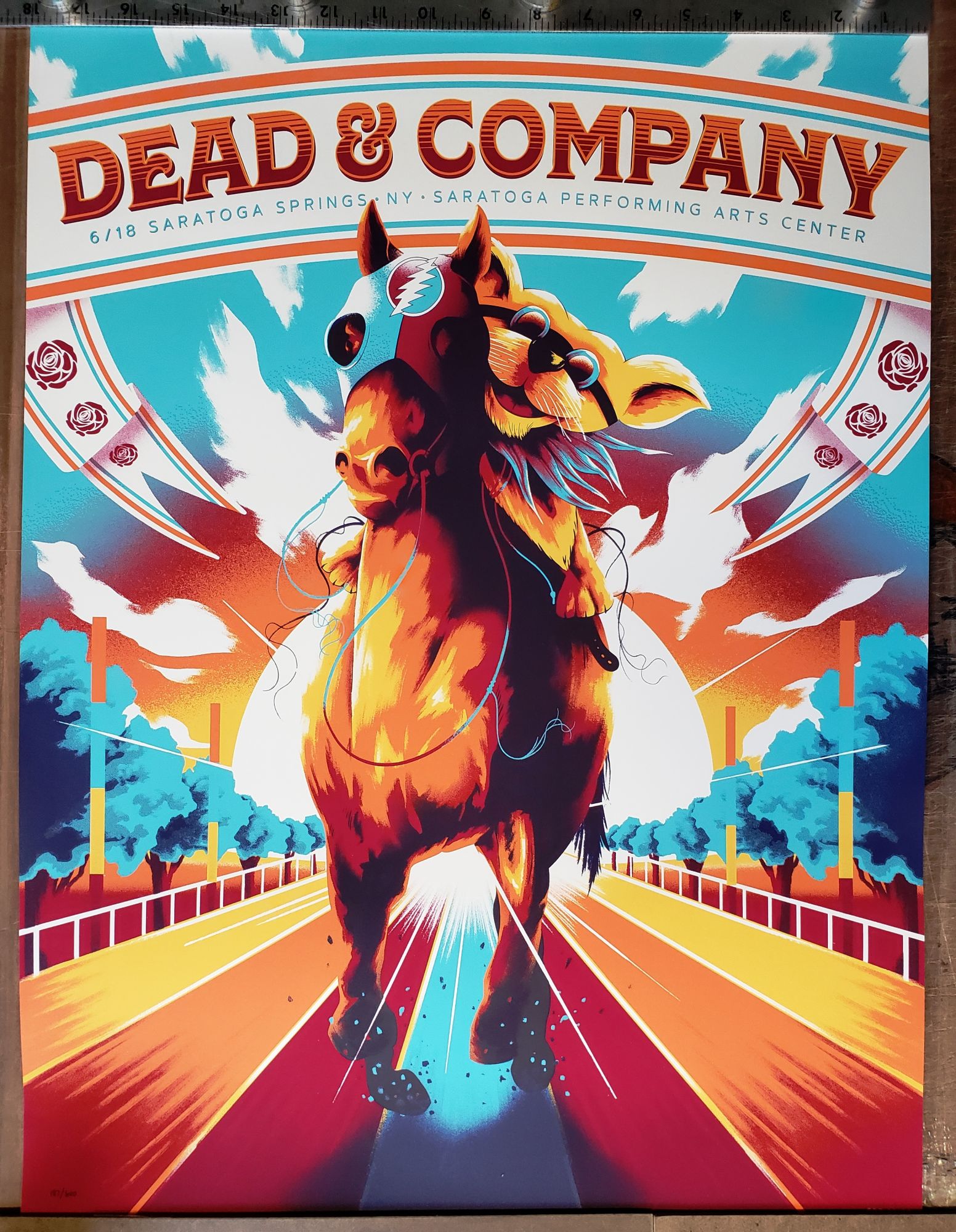 Dead and Company - 2019 - Tour Poster - SPAC Saratoga Performing Arts ...