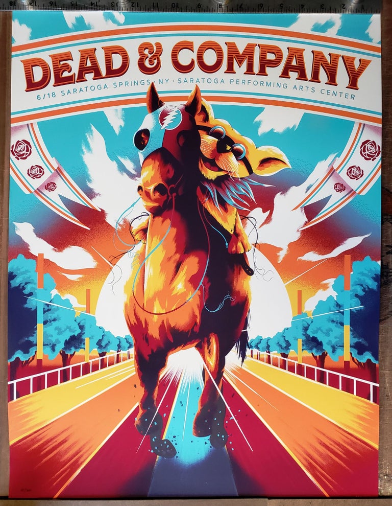 Item #171873 Dead and Company - 2019 - Tour Poster - SPAC (Saratoga Performing Arts Center). Unknown artist.