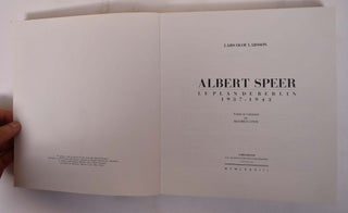 Albert Speer: Le Plan de Berlin, 1937-1943