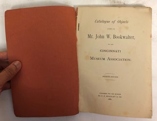 Catalogue of the Objects Loaned by Mr. John W. Bookwalter to the Cinicinnati Musuem Association