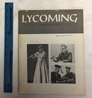Item #172460 Lycoming College Magazine, Volume 26, Number 6. Richard A. Hughes, Maurice A. Mook,...