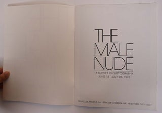 The Male Nude A Survey in Photography