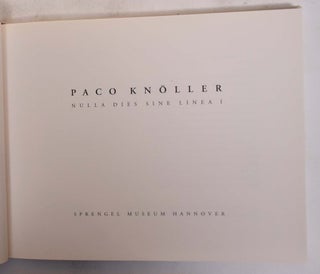 Paco Knoller: Nulla Dies Sine Linea I