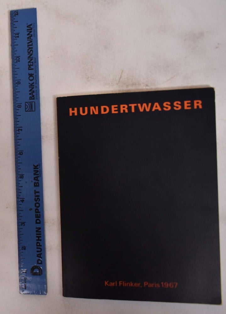Item #172778 Hundertwasser: Peintures Recentes. Friedensreich Hundertwasser.
