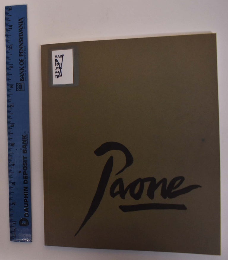 Item #172787 Peter Paone A Decade of Prints 1989-2000. Peter Paone, Alejandro Anreus.