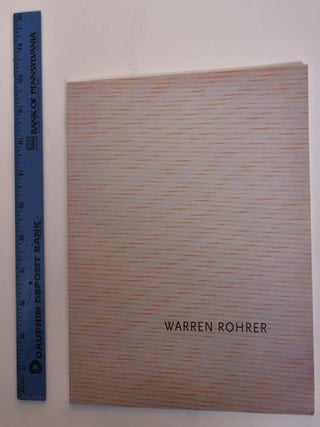 Item #172791 Warren Rohrer: Morning, Fogs, Trees and Leaves. Judith E. Stein