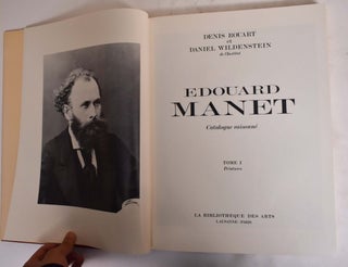 Edouard Manet, Catalogue raisonne Tome I Peintures (Volume 1 ONLY)