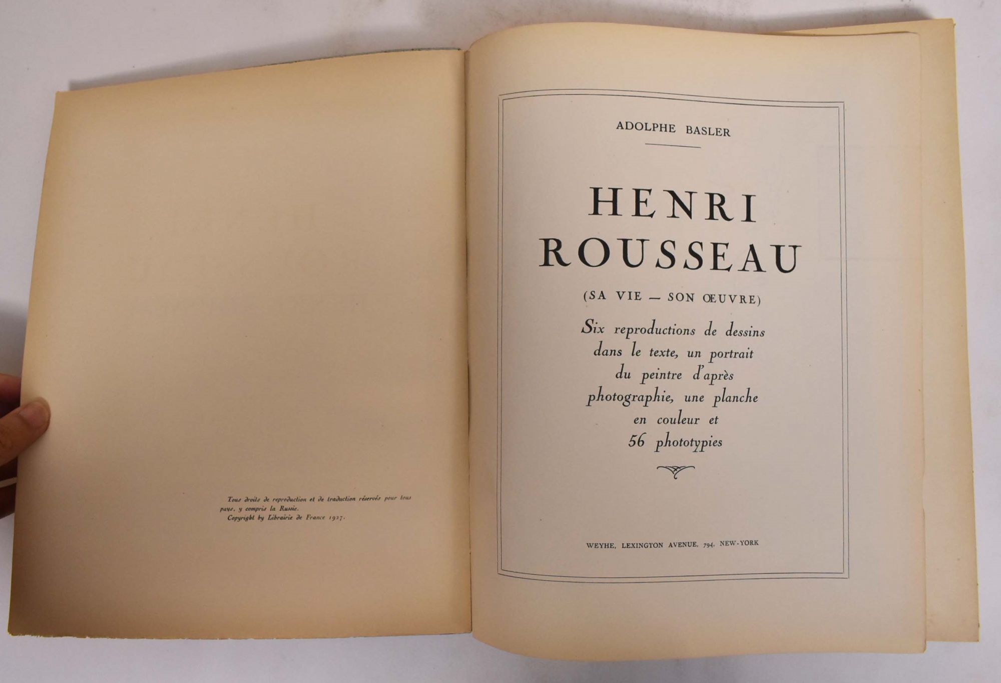 Henri Rousseau: Sa Vie, Son Oeuvre: Six Reproductions de Dessins dans ...