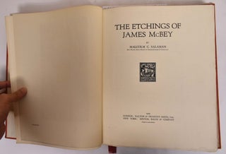 Item #173099 The Etchings of James McBey. Malcolm C. Salaman