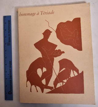 Item #173121 Hommage a Teriade. Michel Anthonioz, Jean Leymarie