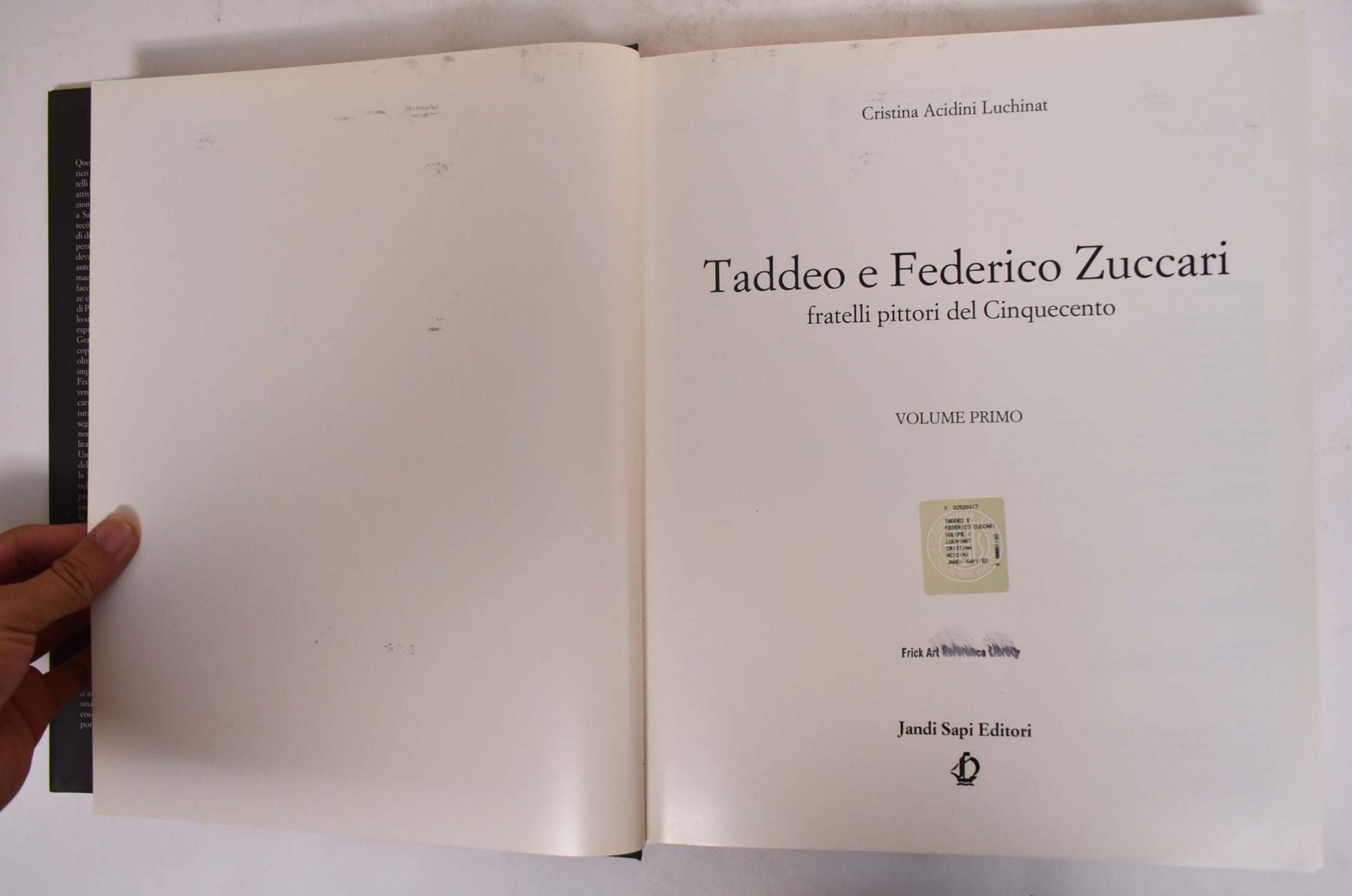 Taddeo e Federico Zuccari: Fratelli Pittori del Cinquecento 