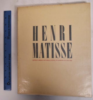 Item #173189 Henri Matisse. Christian Zervos, Georges Salles, Pierre Gueguen, Paul Fierens