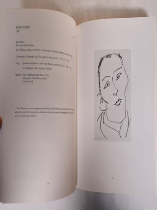 Henri Matisse: Catalogue Raisonne des Ouvrages Illustres