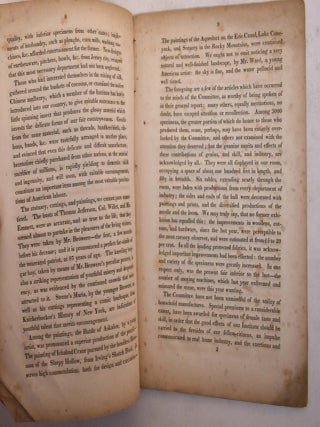 Report of the third annual fair of the American Institute of the City of New-York, held at Masonic Hall, October, 1830 : with a list of premiums, and a catalogue of all the articles exhibited, by whom made and sold, with the duties imposed on similar commodities.