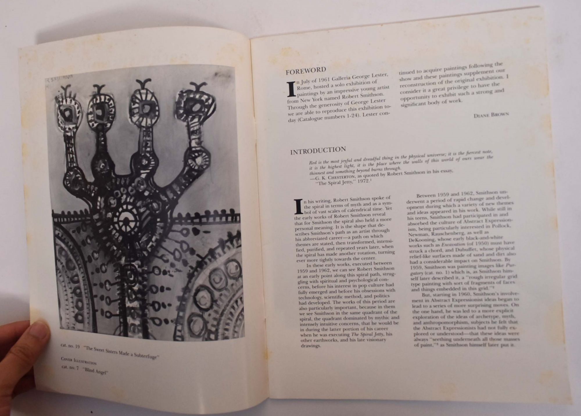Robert Smithson: The Early Work: 1959-1962 | Robert Smithson