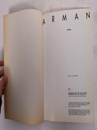 Arman: Paintings