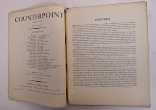 Item #173534 Counterpoint, Volume One. George Barker, Peter Goffin, Paul Nash, Bernard Denvir