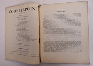 Item #173534 Counterpoint, Volume One. George Barker, Peter Goffin, Paul Nash, Bernard Denvir