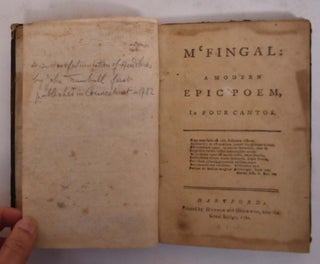 Item #173618 MacFingal: A Modern Epic Poem in Four Cantos. John Trumbull