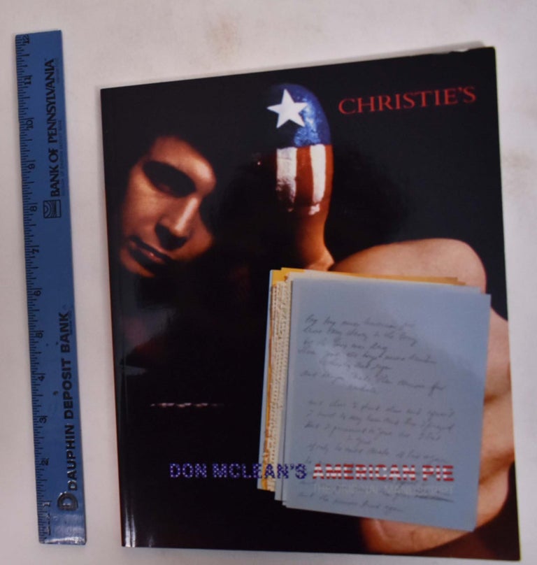 Item #173646 Don McLean's American Pie: The Original Manuscript. Christie's.