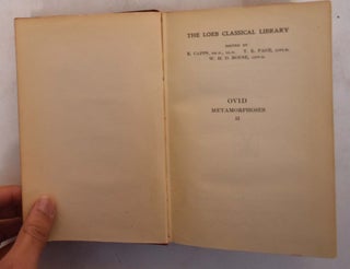 Ovid Metamorphoses; In Two Volumes