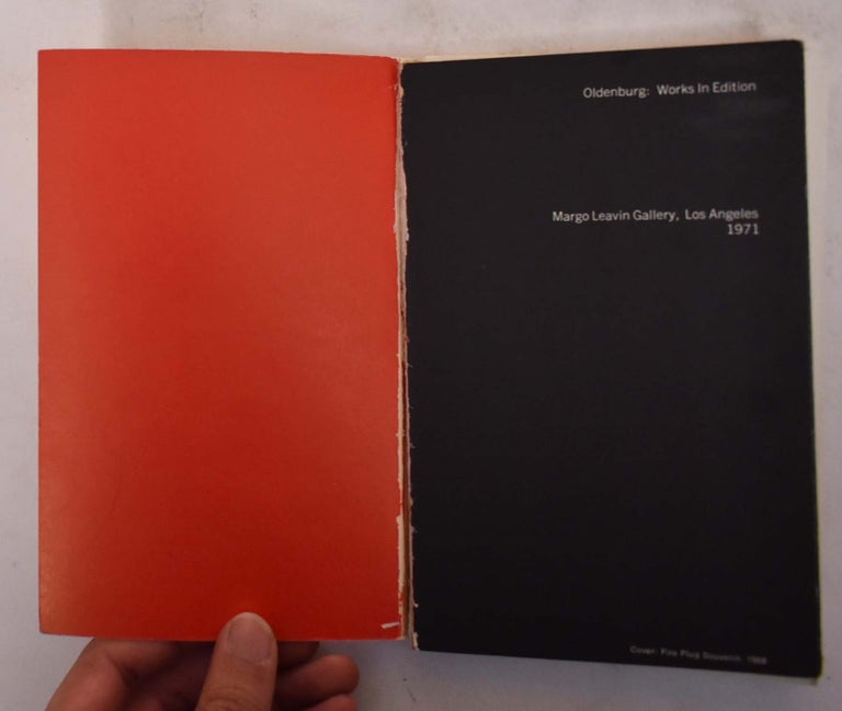 Item #173682 Oldenburg: Works in Edition. Claes Oldenburg.