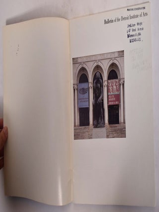 Bulletin of the Detroit Institute of Arts: Vol. 62, No. 4
