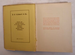 Catalogue of the Fifteenth Annual Philadelphia Water Color Exhibition, and the Sixteenth Annual Exhibition of Miniatures