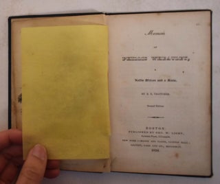 Memoir of Phillis Wheatley, A Native African and A Slave