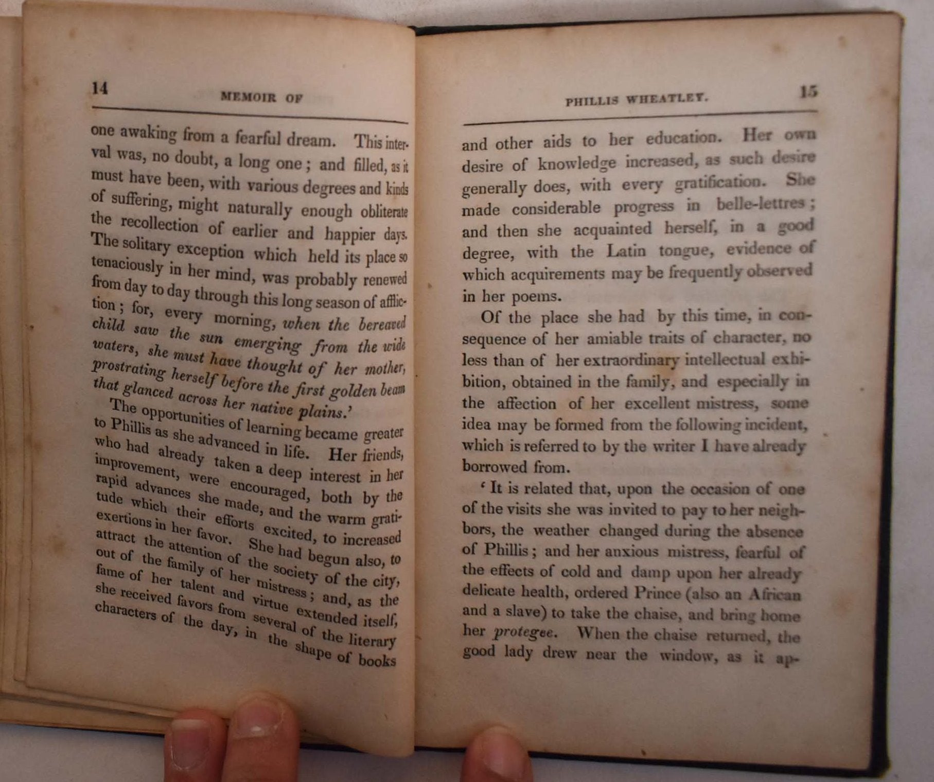 Memoir Of Phillis Wheatley, A Native African And A Slave | B. B ...