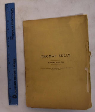 Item #173866 Thomas Sully. Henry Budd