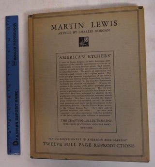 Item #173868 American Etchers, Vol XI; Martin Lewis. Crafton Collection