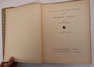 American Etchers, Vol XI; Martin Lewis