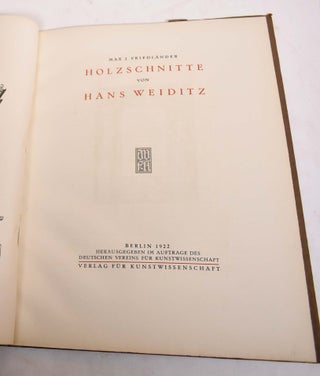 Holzschnitte von Hans Weiditz
