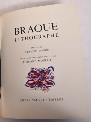 Braque: Lithographe
