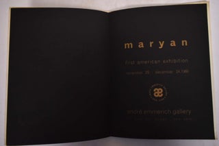 Maryan: First American Exhibition *SIGNED*
