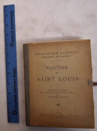 Psautier de Saint Louis. Reproduction Réduite des 92 Miniatures du Manuscrit Latin 10525 de la Bibliothèque Nationale