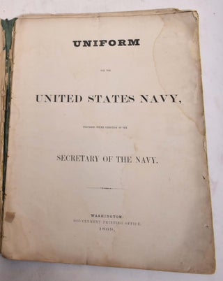 Item #174022 Uniform for The United States Navy. United States Navy Department