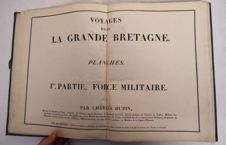Item #174033 Voyages Dans La Grande Bretagne. Planches. (Atlas Vol). Charles Dupin.
