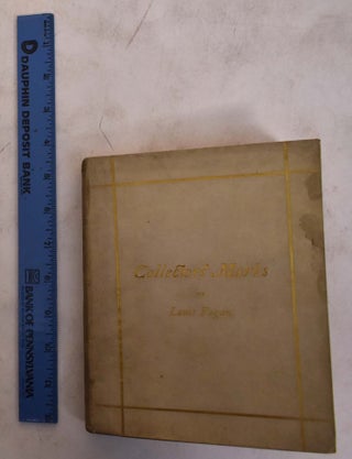 Item #174084 Collector's Marks. Louis Fagan