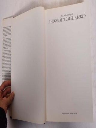 The Complete Catalogue of the Gemaldegalerie, Berlin